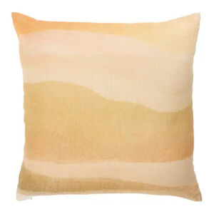 COPY Nordstrom Sunset Linen Throw Pillow in Coral Creme Sunrise Multi NEW